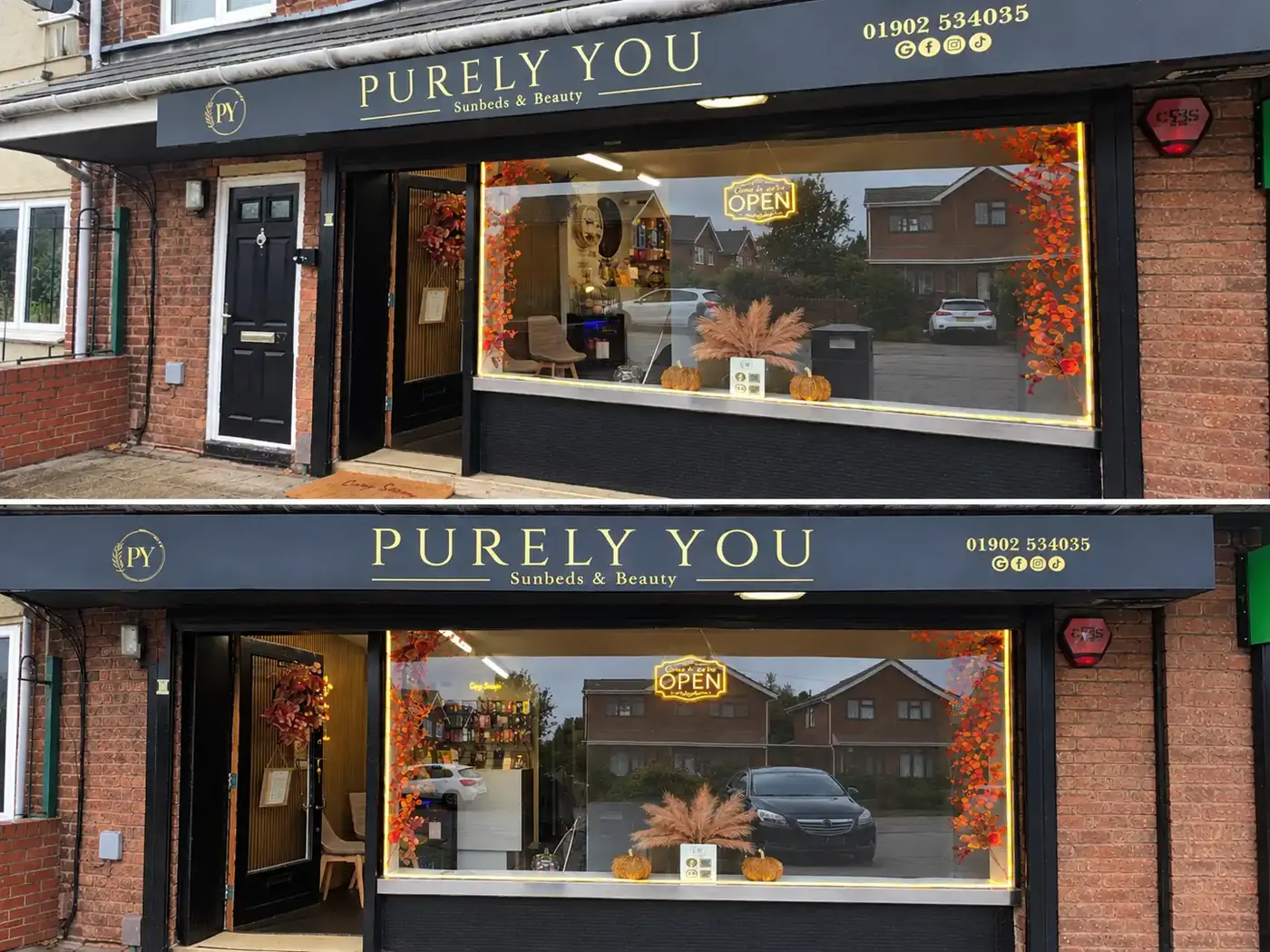 The Purely You shopfront on Bank Street